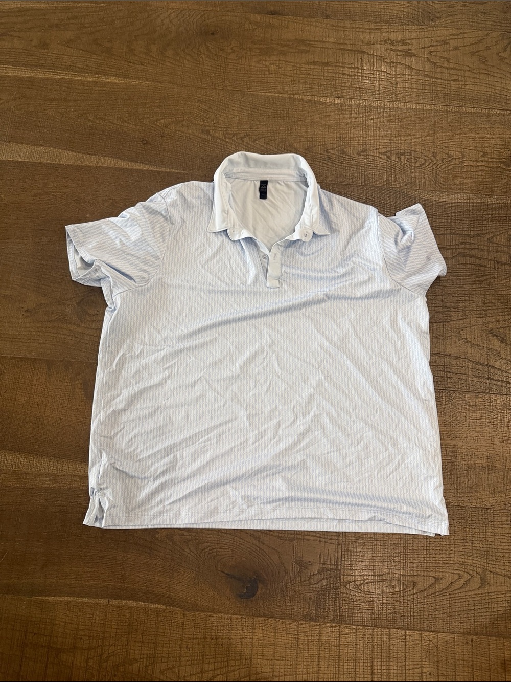 Zella Light Blue Striped Polo